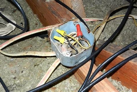 attic junction boxes|are junction boxes legal.